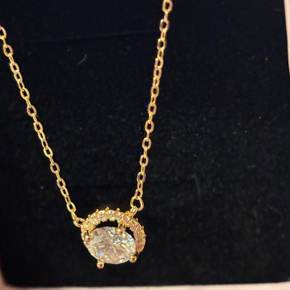 2ct Moissanite Solitaire Necklace - Picture 8 of 9